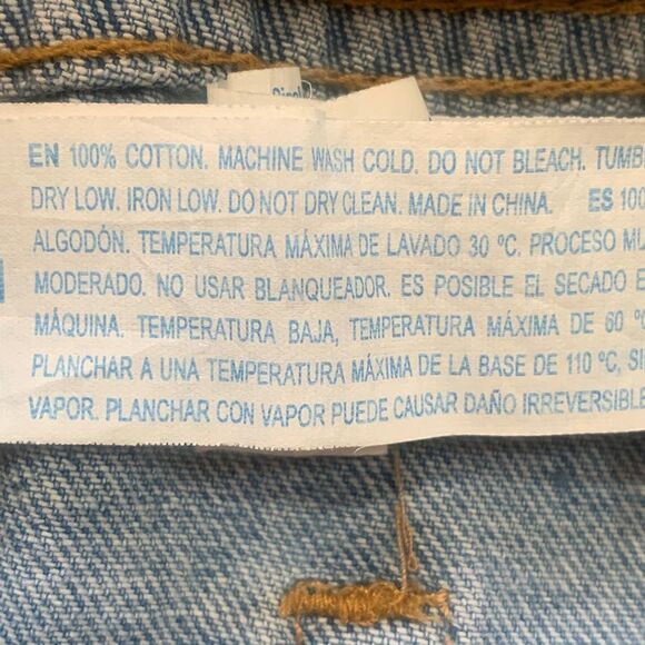 Forever 21 Shorts Light Wash Denim High Waist Cuffed - Picture 7 of 8